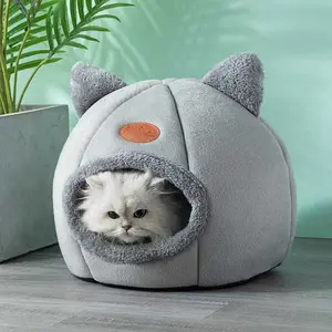Tempat Tidur Tenda Rumah Hewan Peliharaan Kucing Cat House Size XL
