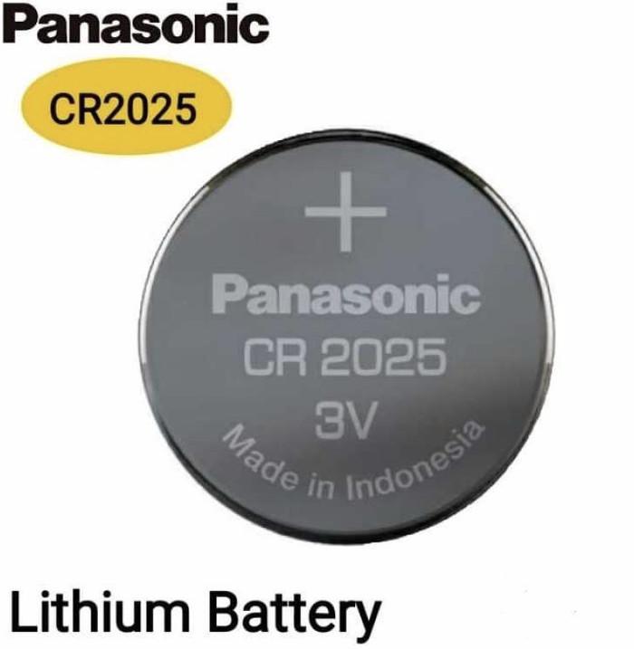 Gambar Baterai Kancing CR2025 / Battery Coin CR-2025 PANASONIC ORI / CR 2025 dari SINAR TERANG SIMO MAKMUR Kota Surabaya Tokopedia
