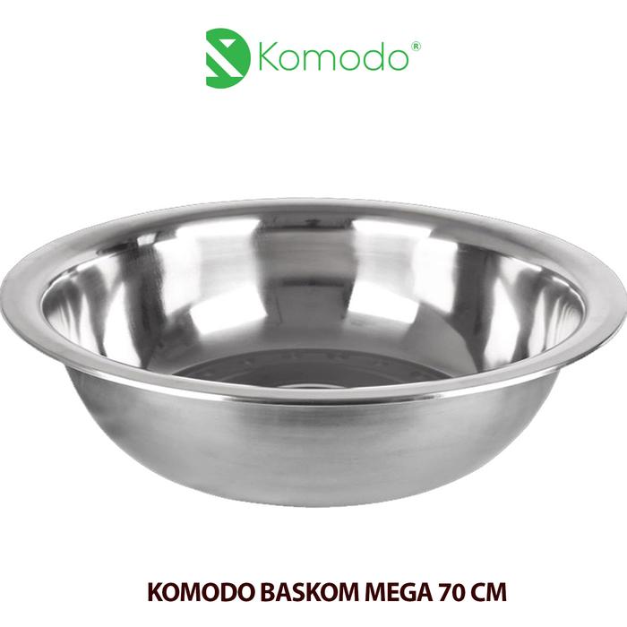 Gambar Baskom Mega KOMODO 70 CM / Baskom Stainless Besar / Baskom Jumbo dari Belanja Elektronik Kota Administrasi Jakarta Barat Tokopedia