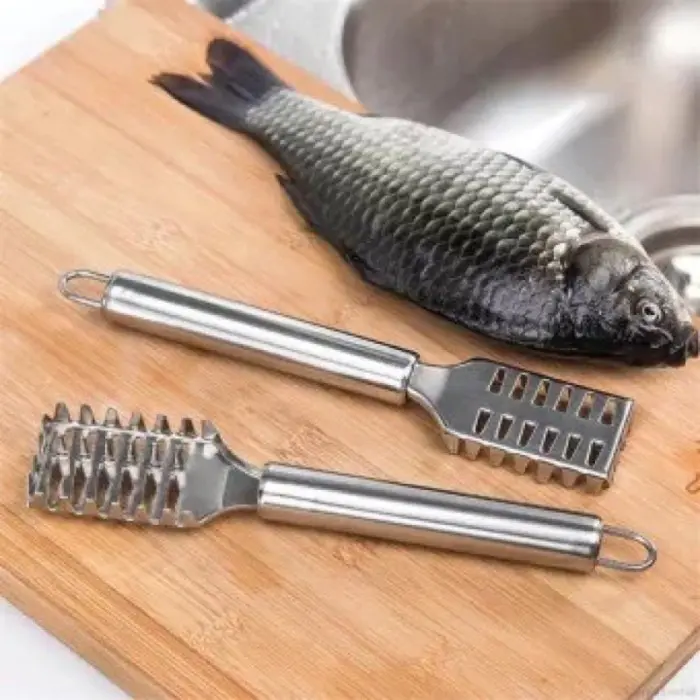 alat pembersih sisik ikan stainless besi serutan pengupas kerokan WG