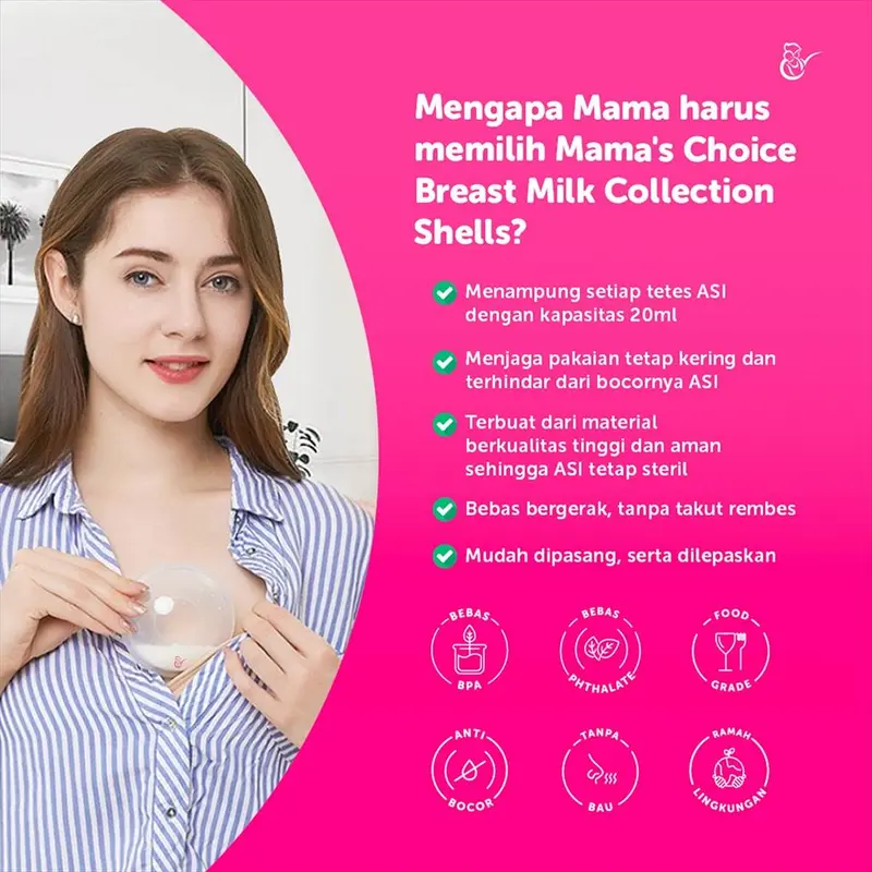 Mama Mama's Choice Breast Milk Collection Shells 2 pcs 1