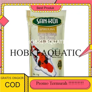 Sankoi Spirulina Small/medium Pakan Makanan ikan koi 1kg