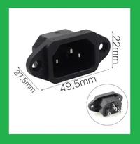 Gambar Qty 5 Pcs Connector AC IEC C14 Male Power AC 3P Panel Mount for PC ect dari Nivico shop Kota Administrasi Jakarta Barat 3 Tokopedia