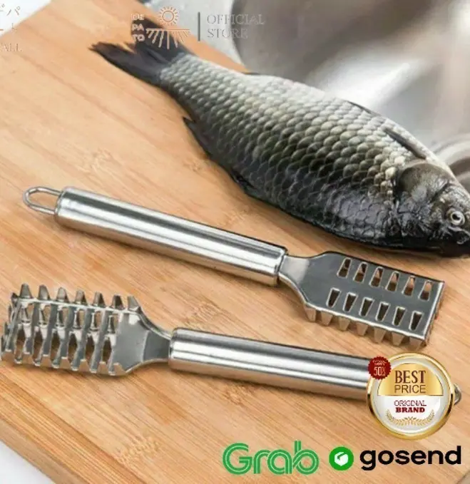 FISHY COM / PENGUPAS SISIK IKAN STAINLESS STEEL DP