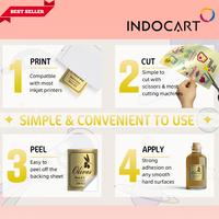 Gambar IndoCart Sticker Pet Vinyl Glossy Silver-A4-20s dari IndoCart HM2 Kota Administrasi Jakarta Pusat 4 Tokopedia