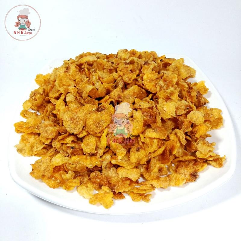 KERIPIK JAGUNG GEPREK PEDAS MANIS 250 GR/ EMPING JAGUNG ENAK KILOAN 3