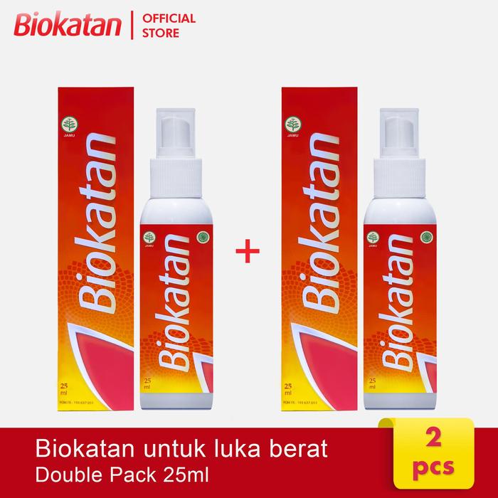 Gambar Biokatan Obat Luka Herbal Untuk Luka Kronis Double Pack 25 ml dari Biokatan Official Kota Depok Tokopedia