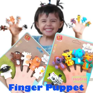 Mainan Anak Finger Puppet Boneka Jari Hewan Lucu Mainan Edukasi