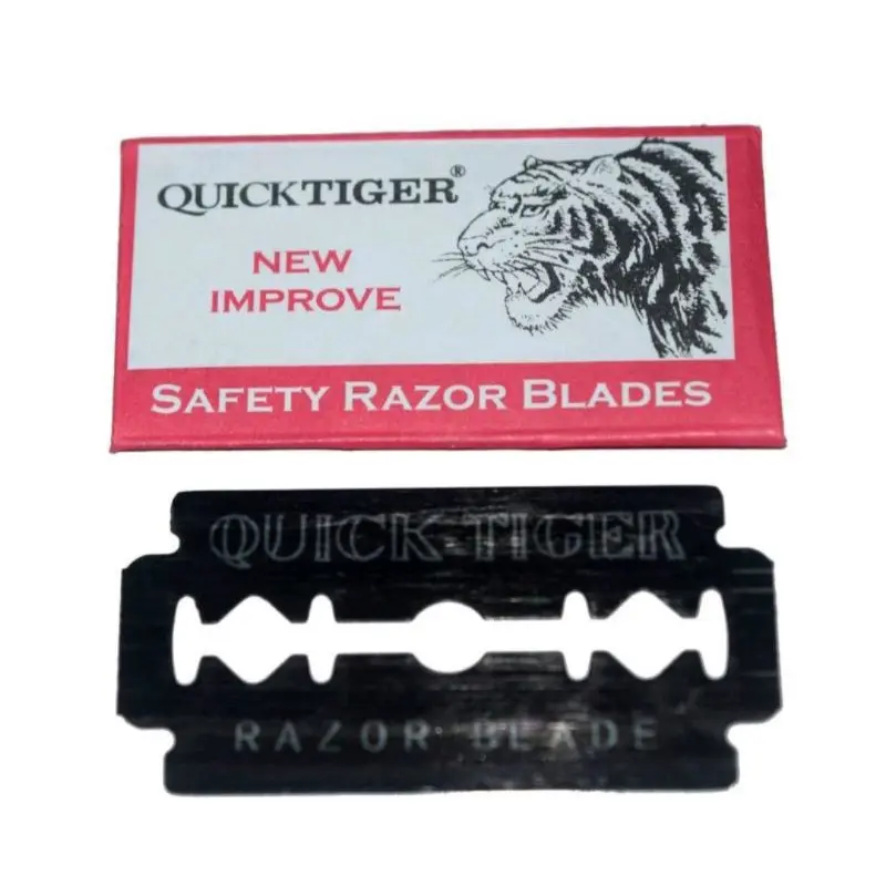 SILET QUICK TIGER 1 PAK ISI (10 PCS) Razor Kumis Jenggot 3