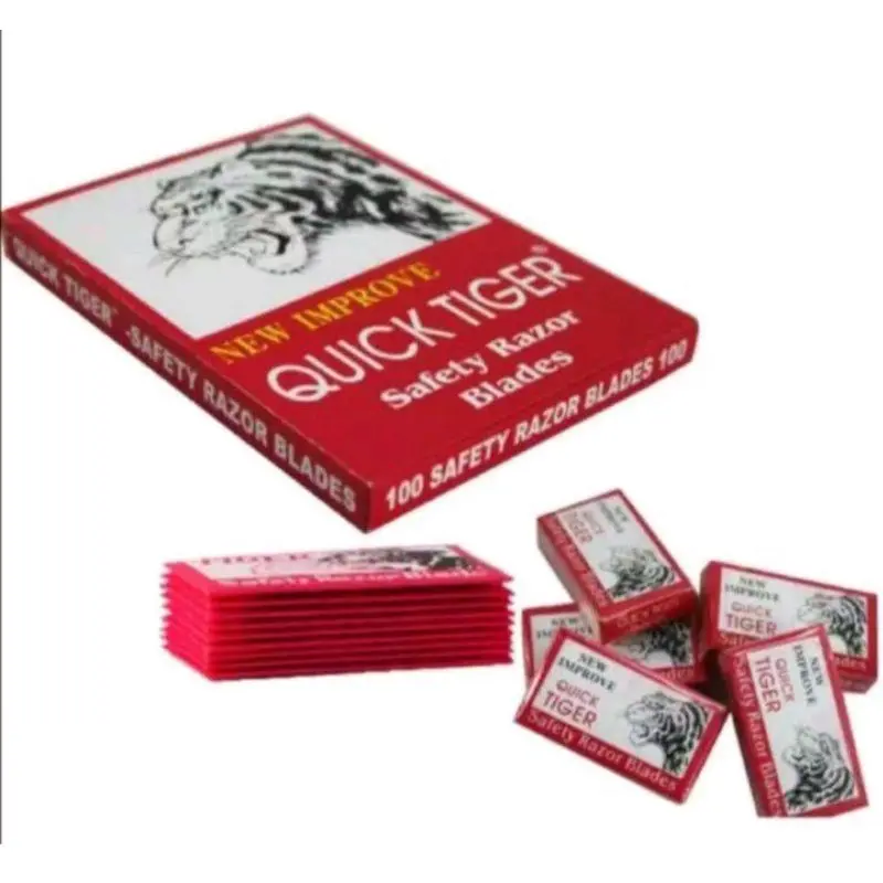 SILET QUICK TIGER 1 PAK ISI (10 PCS) Razor Kumis Jenggot 2