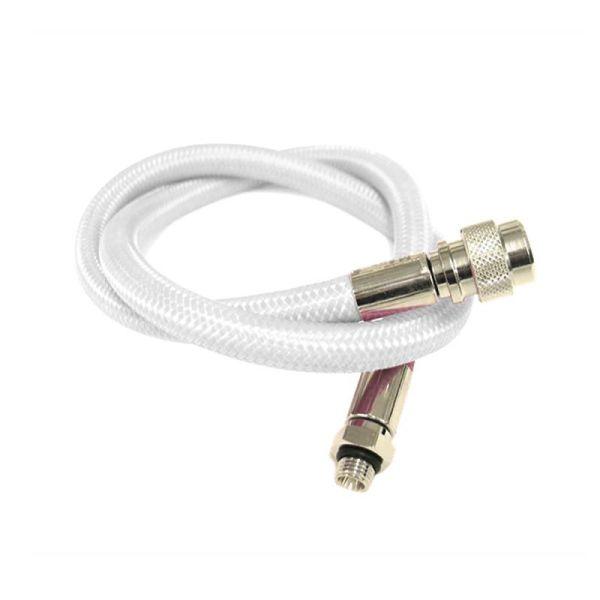 OMS Miflex high flexible inflator hose, 74 cm-white