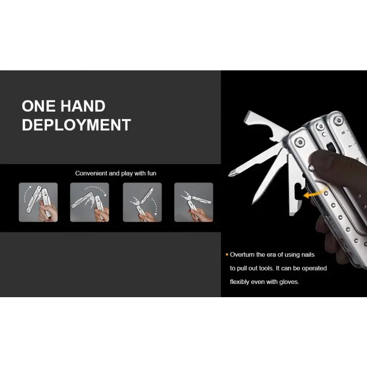 ROXON PHANTOM S802S 16 in 1 Multitool Knife Camping Outdoor Survival 1