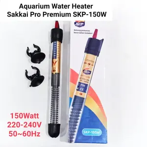 Heater Air Aquarium Sakkai Pro Premium SKP 25W 50W 100W 150W Watt