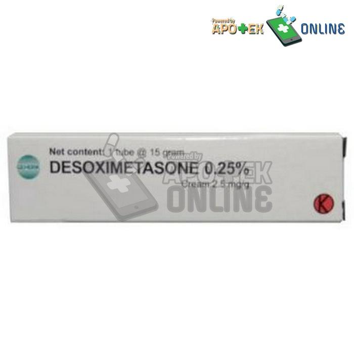 DESOXIMETASONE 0,25% TUBE 15 GR CREAM