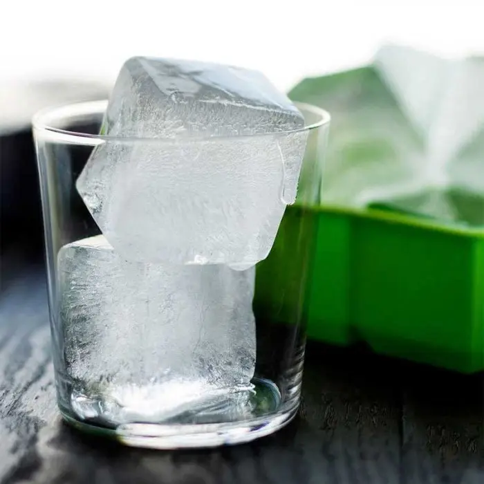 PENCETAK ES BATU KOTAK CUBE ICE MAKER CETAKAN SILICONE BPA FREE UNIK 4