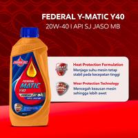 Gambar FEDERAL MATIC Y 40 20W-40 0.8L 800ml - Oli Motor Matic dari Federal Oil Official Store Kota Administrasi Jakarta Utara 2 Tokopedia