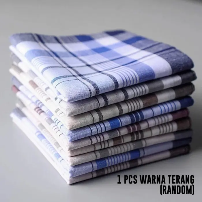 Sapu Tangan Katun Multi Color - 3 Pcs - Dewasa, Pria 1