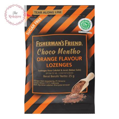 FISHERMAN'S Fisherman Friend Choco Mentho Sugar Free Orange Mint 25 gr 3