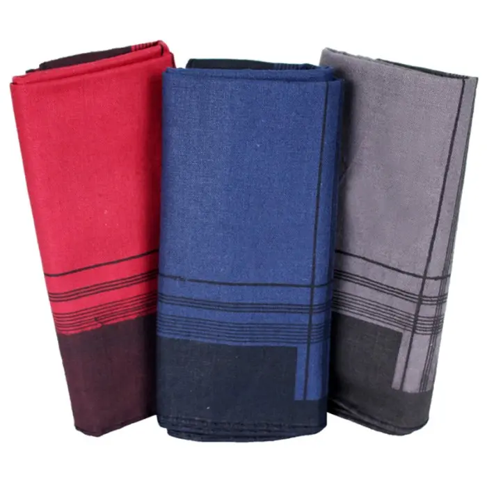 Sapu Tangan Katun Multi Color - 3 Pcs - Dewasa, Pria 3