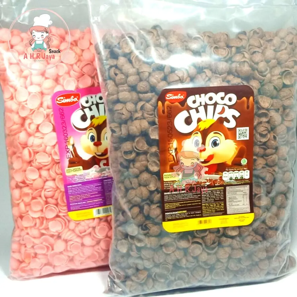 Choco Chips Simba Sereal Choco Crunch 250gr Koko Krunch Strawberry