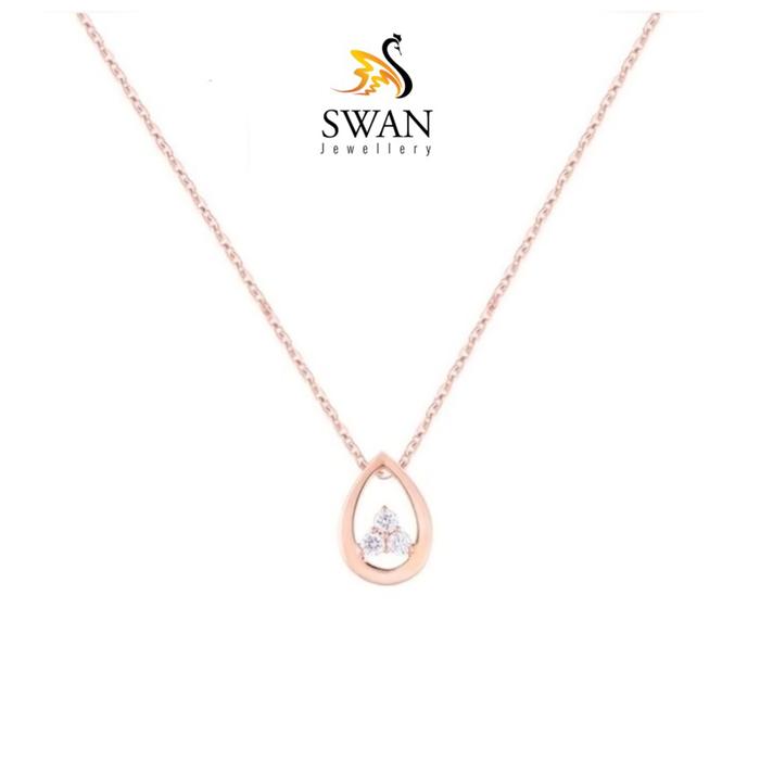 Gambar Liontin Berlian IMPD1282672 Swan Jewellery - Rose Gold dari Swan Jewellery Kota Administrasi Jakarta Selatan Tokopedia