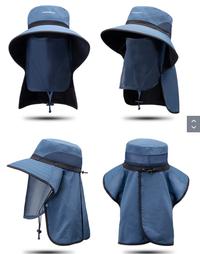 Gambar ROCKBROS Topi Masker Rockbros LF8037 Sun Hat Ful Face Mask Golf Pancing Outdoor Hitam Biru Abu Coklat Adjustable Brim & Wind Rope dari Rockbrosindo Kota Surabaya 3 Tokopedia