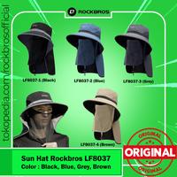 Gambar ROCKBROS Topi Masker Rockbros LF8037 Sun Hat Ful Face Mask Golf Pancing Outdoor Hitam Biru Abu Coklat Adjustable Brim & Wind Rope dari Rockbrosindo Kota Surabaya 1 Tokopedia