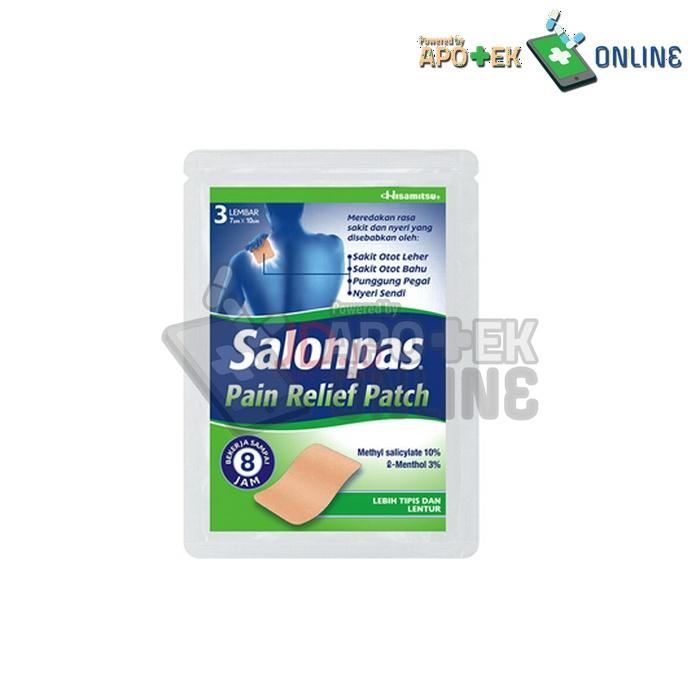 SALONPAS PAIN RELIEF 1 SACHET ISI 3 LEMBAR