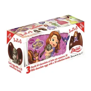 Zaini Trio Surprise Egg Sofia 60gr - Isi 3pcs