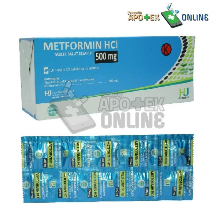 METFORMIN HEXPHARM 500 MG STRIP 10 TABLET