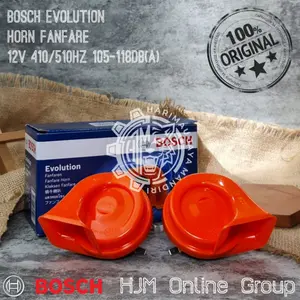 KLAKSON KEONG BOSCH EVOLUTION FANFARE HORN 12V ORIGINAL