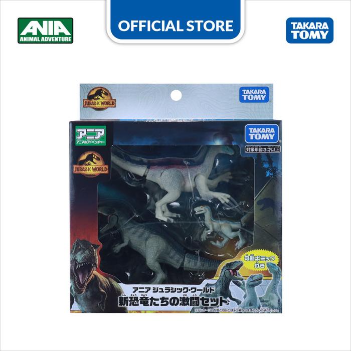 Gambar Ania Jurassic World 3 Battle set dari Takara Tomy Official Store Kota Administrasi Jakarta Barat Tokopedia