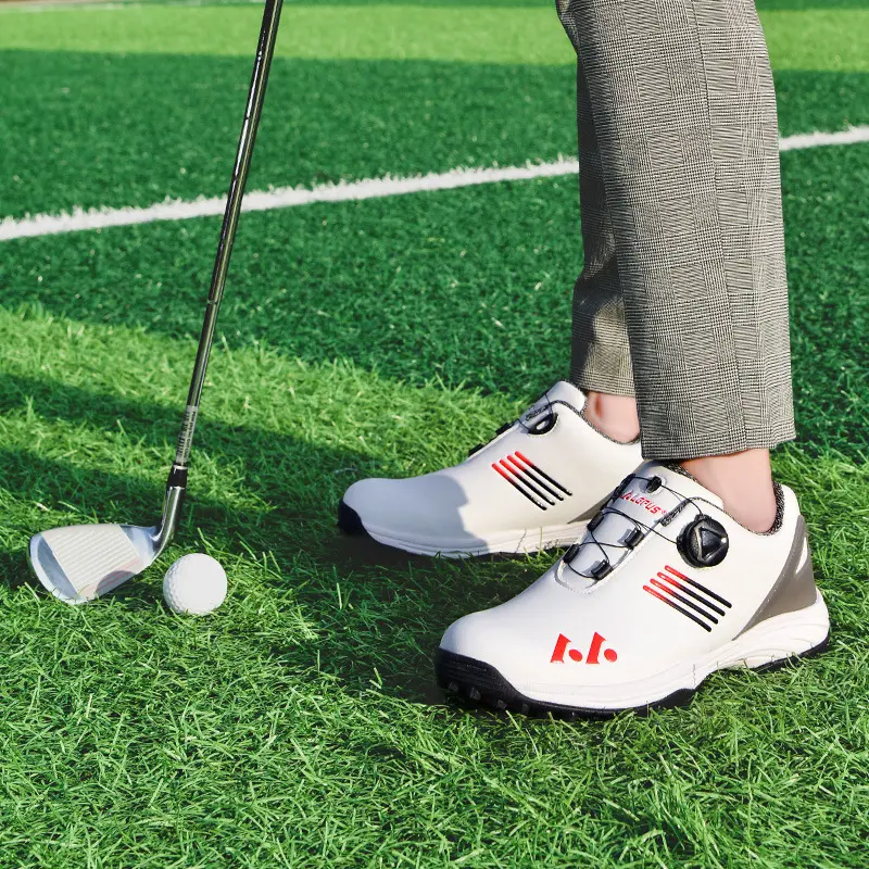 Sepatu Golf Fashion Sepatu Golf Pria Rumput Hujan Sepatu Berputar Ges