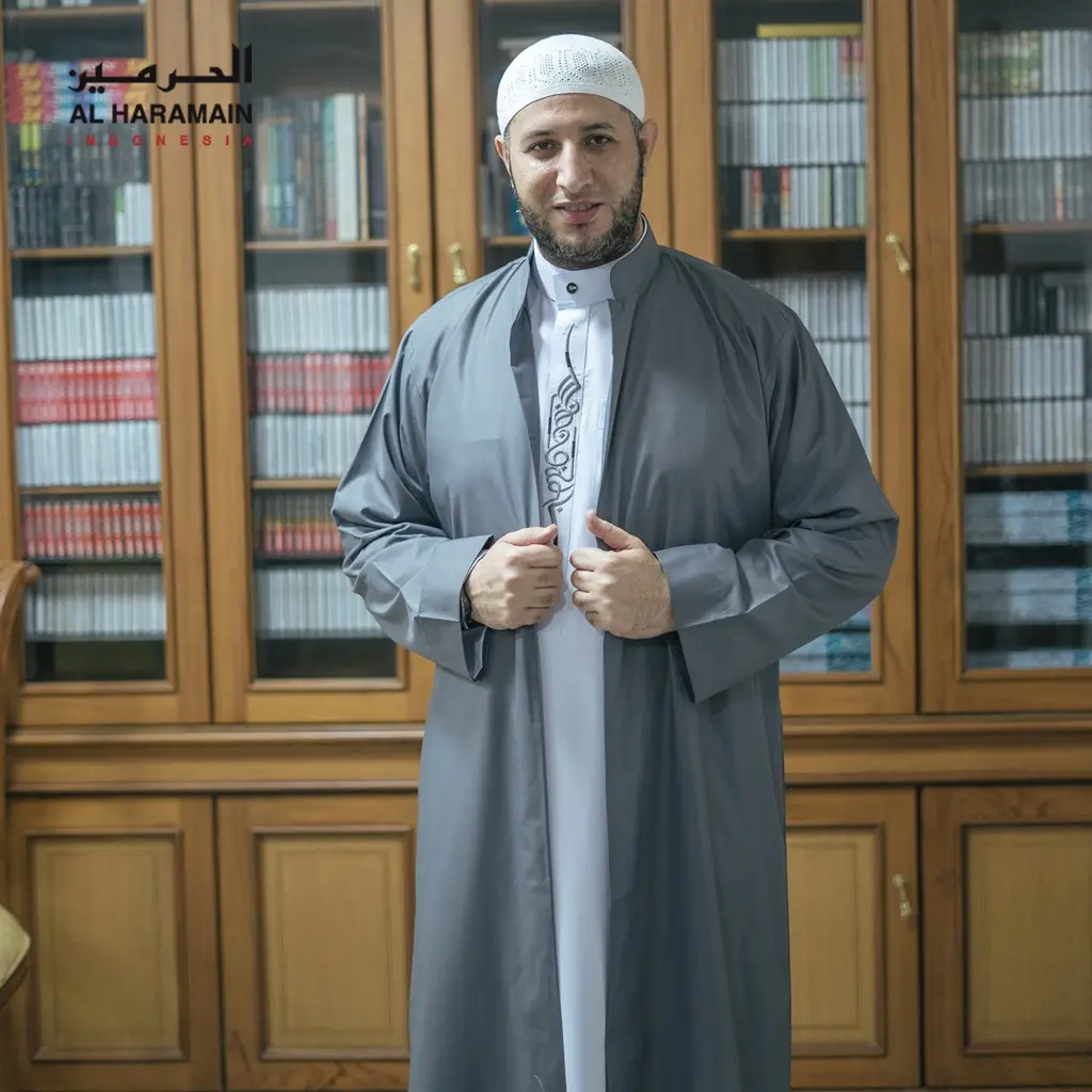 Alharamain Jubah Luaran (50) | Putih I Coklat Susu I Cream I