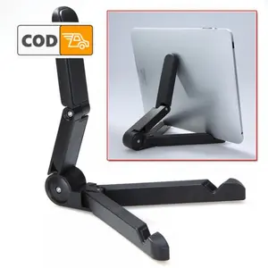 Penyangga Tablet Stand Holder Universal Lipat Praktis Portable Dudukan Sandaran Smartphone dan Phone