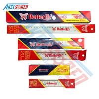 Gambar Penggaris Plastik Panjang Butterfly [20 cm] / Mistar Alat Ukur Garisan dari Aksesoren Kab. Indramayu 4 Tokopedia