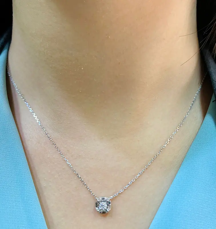 Kalung Berlian Simple IMNK1282856 Swan Jewellery 3