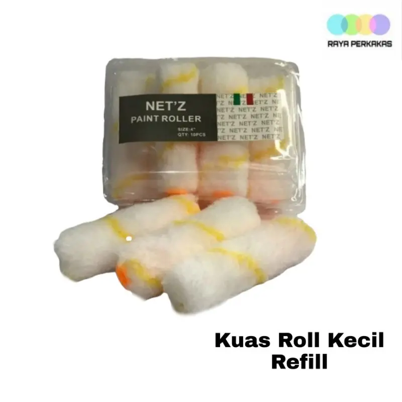 Isi Refill Kuas Roll Kapal 4 Inch / Bulu Kuas Roll Kecil 0