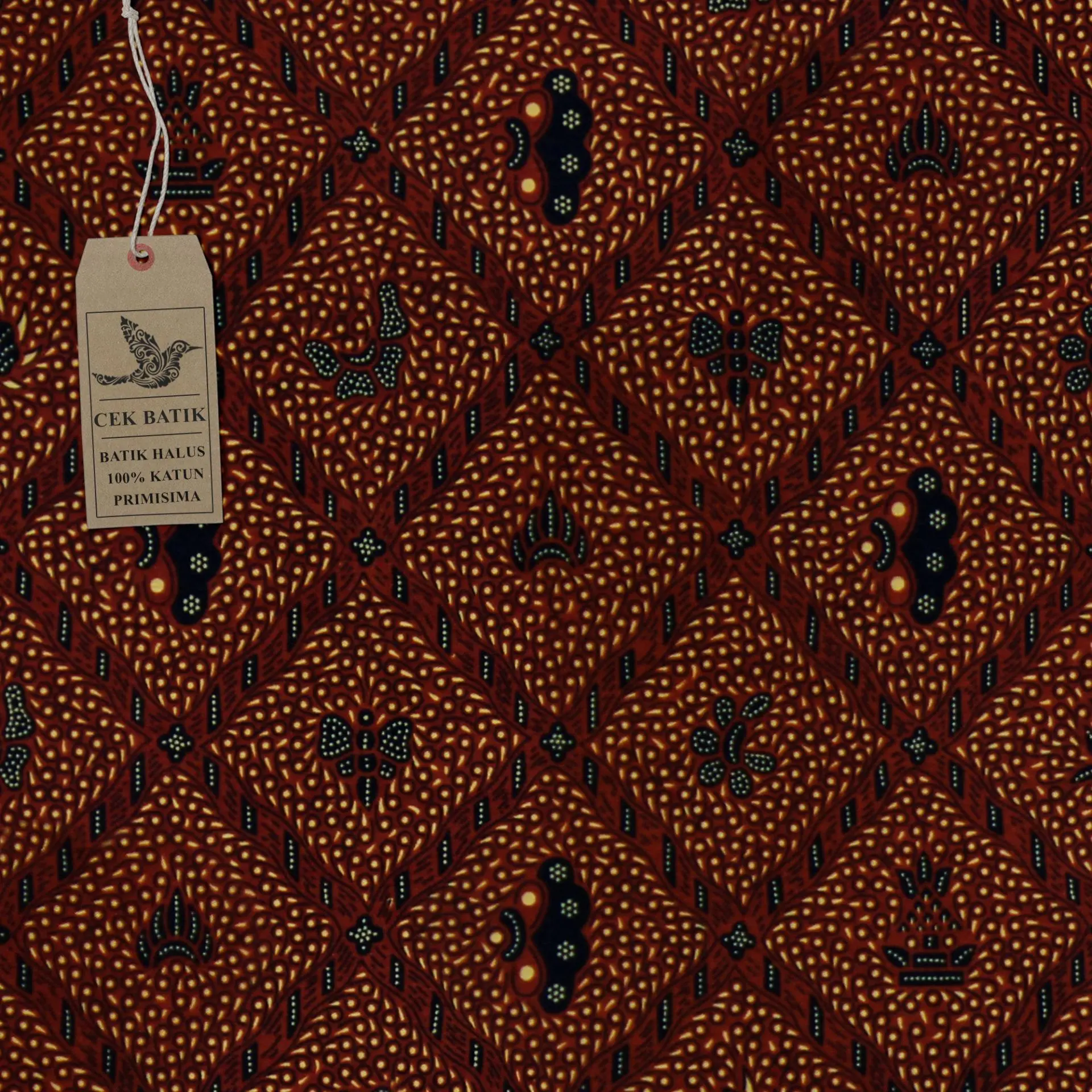kain batik - Motif Batik Sidomukti Classic (Coklat) (Brown )