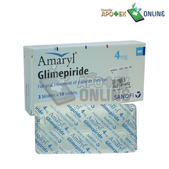 AMARYL 4 MG STRIP 10 TABLET