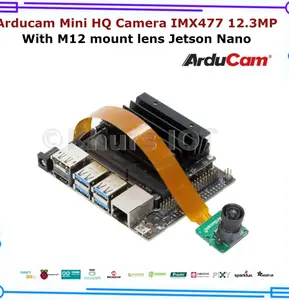 Arducam Mini HQ Camera IMX477 12.3MP with M12 mount lens Jetson Nano