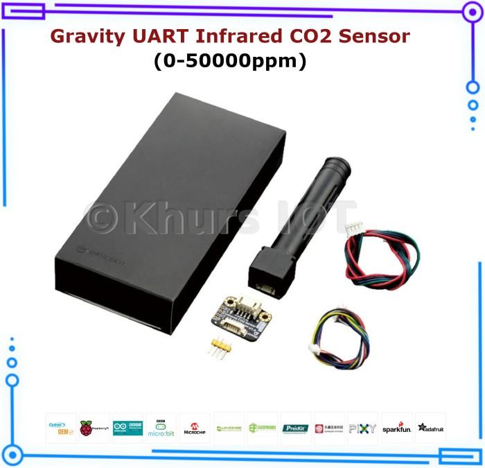 Jual DFRobot Gravity : UART Infrared CO2 Sensor (0-50000ppm ...