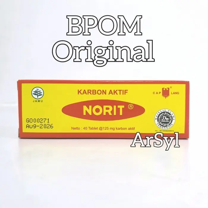 Norit Obat Diare BPOM Asli 40Tablet