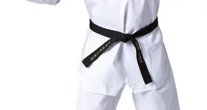 Baju Seragam Dobok Taekwondo Kerah Hitam Kwon Victory Bkn Moks Adidas