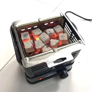 Tungku Pembakar Arang Elektrik Mini Portable Bentuk Kotak