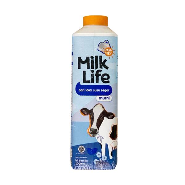 Gambar MILKLIFE FRESH MILK PURE 1 LITER - SUSU dari Hypermart Cimanggis Dua Kota Depok Tokopedia