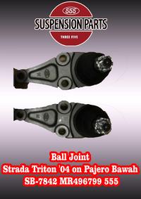 Gambar Ball Joint Strada Triton '04 on Pajero Bawah SB-7842 MR496799 555 dari Jasutra Motor Kab. Bekasi 1 Tokopedia