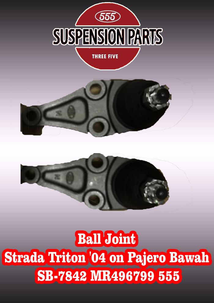 Gambar Ball Joint Strada Triton '04 on Pajero Bawah SB-7842 MR496799 555 dari Jasutra Motor Kab. Bekasi Tokopedia