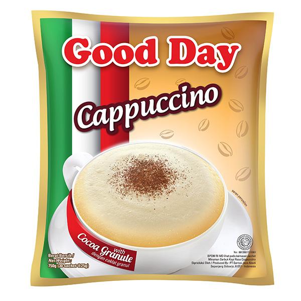 Gambar Good Day Cappuccino Bag 30S X 25Gr dari Hypermart Cirebon Kota Cirebon Tokopedia