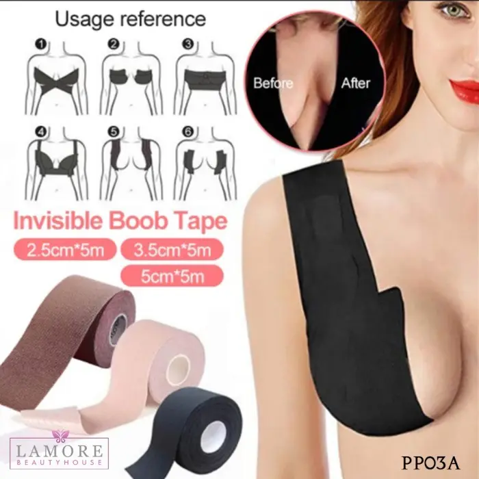 BODY TAPE PENGGANTI BRA NIPPLE COVER BRA TAPE BY LAMORE PP03